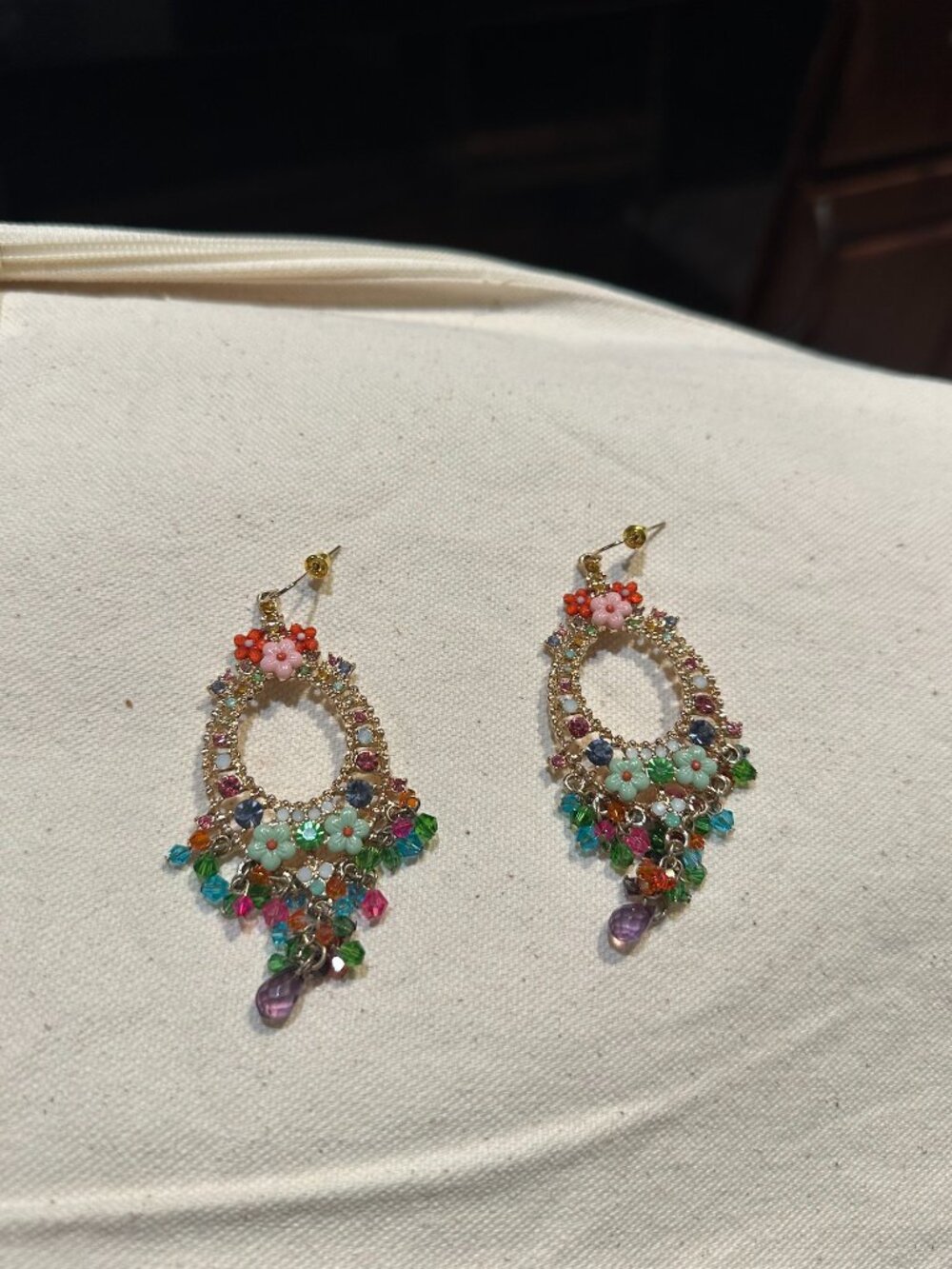 Fashion Bohemian Hoop Earrings – Multicolor